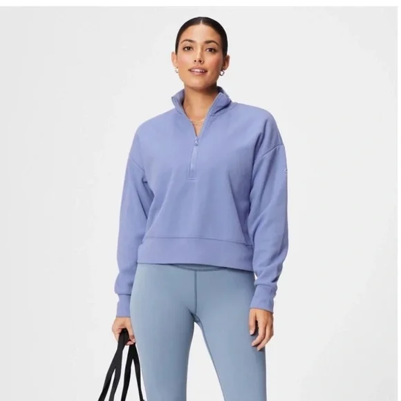 Fabletics • Catarina Mock Neck Half Zip Pullover - Picture 2 of 10